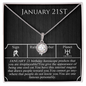 January Twenty-First Necklace
