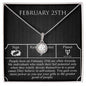February Twenty-Fifth Necklace