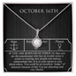 October Sixteenth Libra Necklace