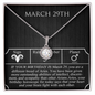March Twenty-Ninth Necklace