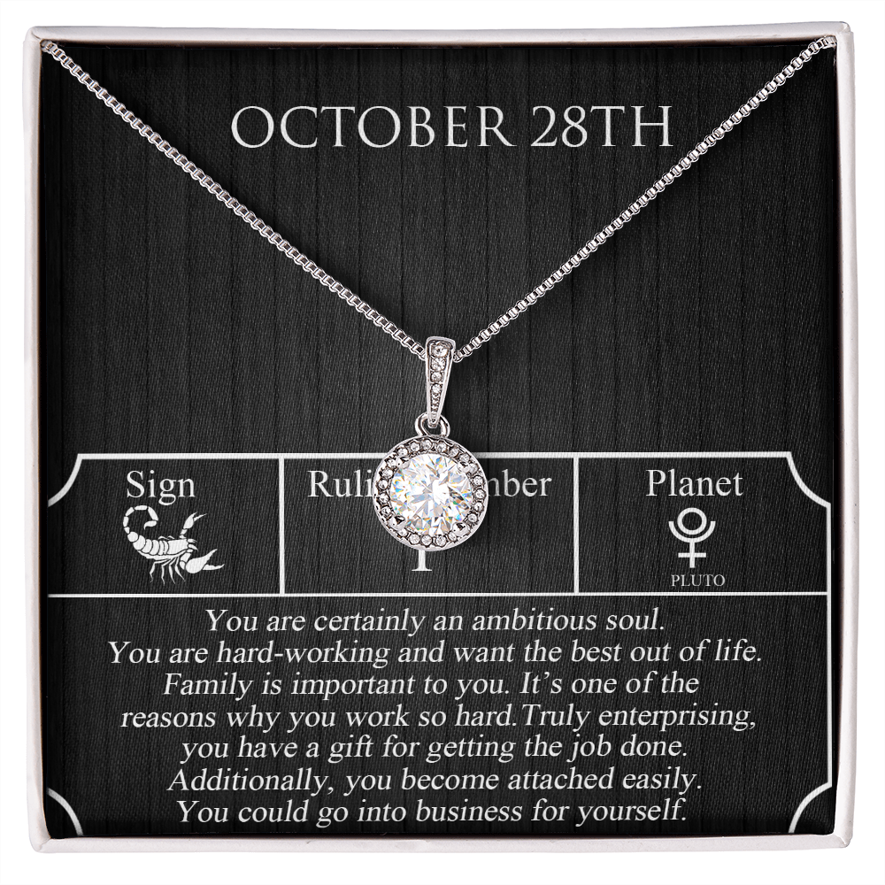 October Twenty-Eighth Necklace