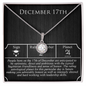 December Seventeenth Necklace