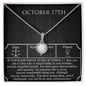 October Seventeenth Necklace