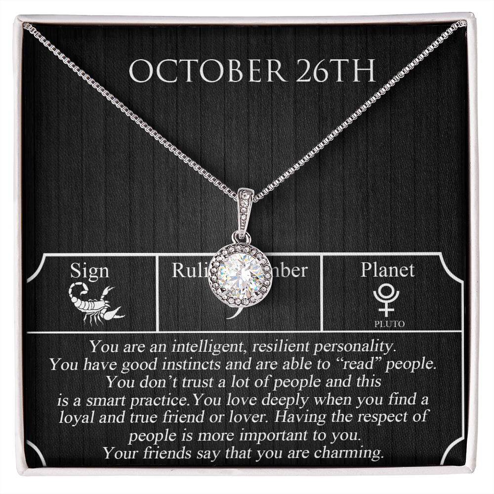 October Twenty-Sixth Necklace