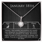 January Eighteenth Necklace