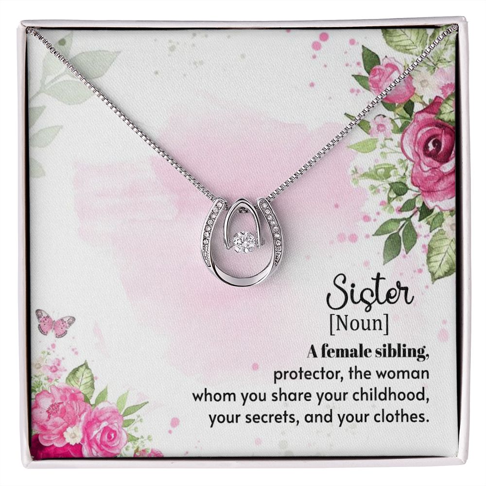 To My Sister Necklace