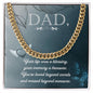 To My Father Necklace