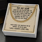 To My Son Necklace