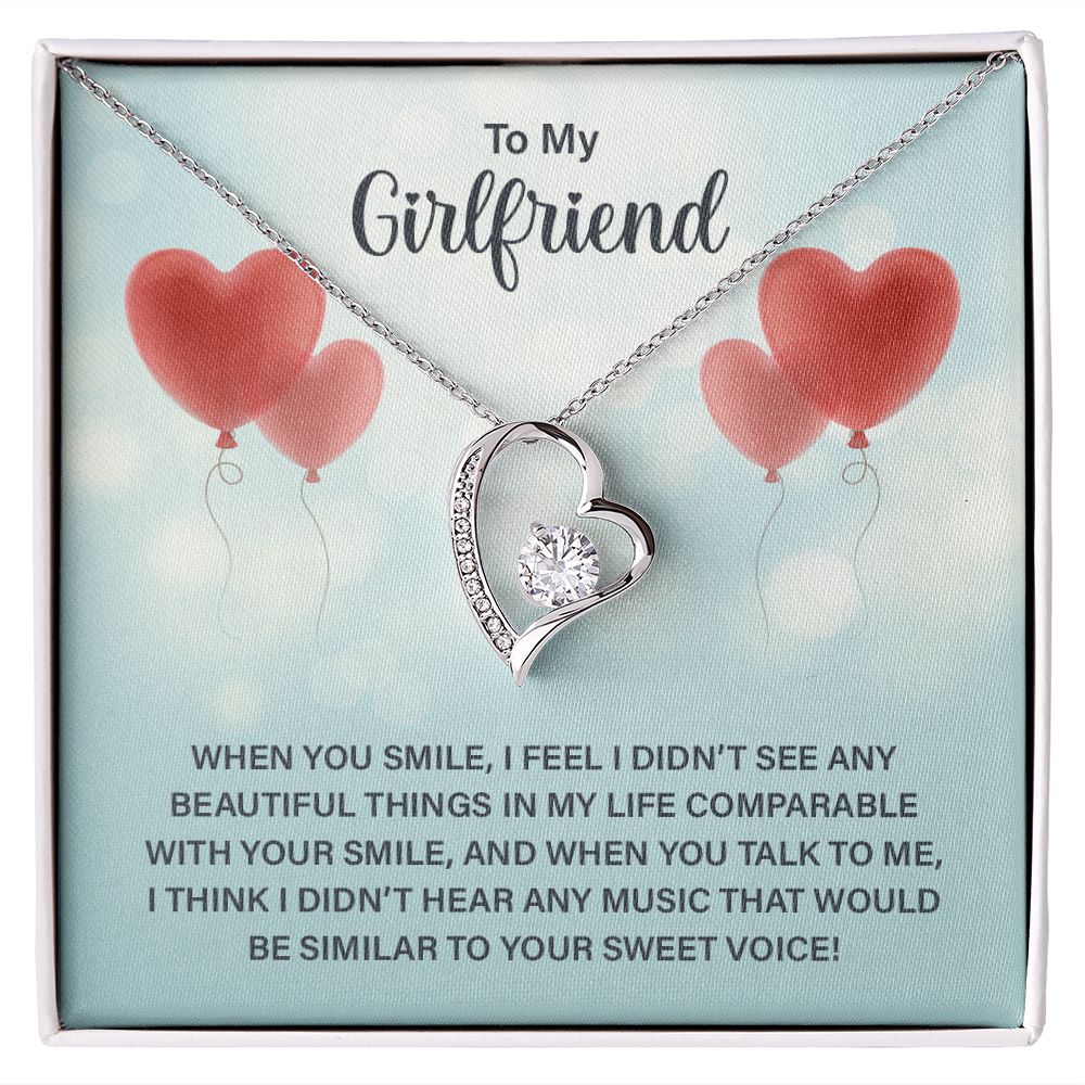 To My Girlfriend Necklace