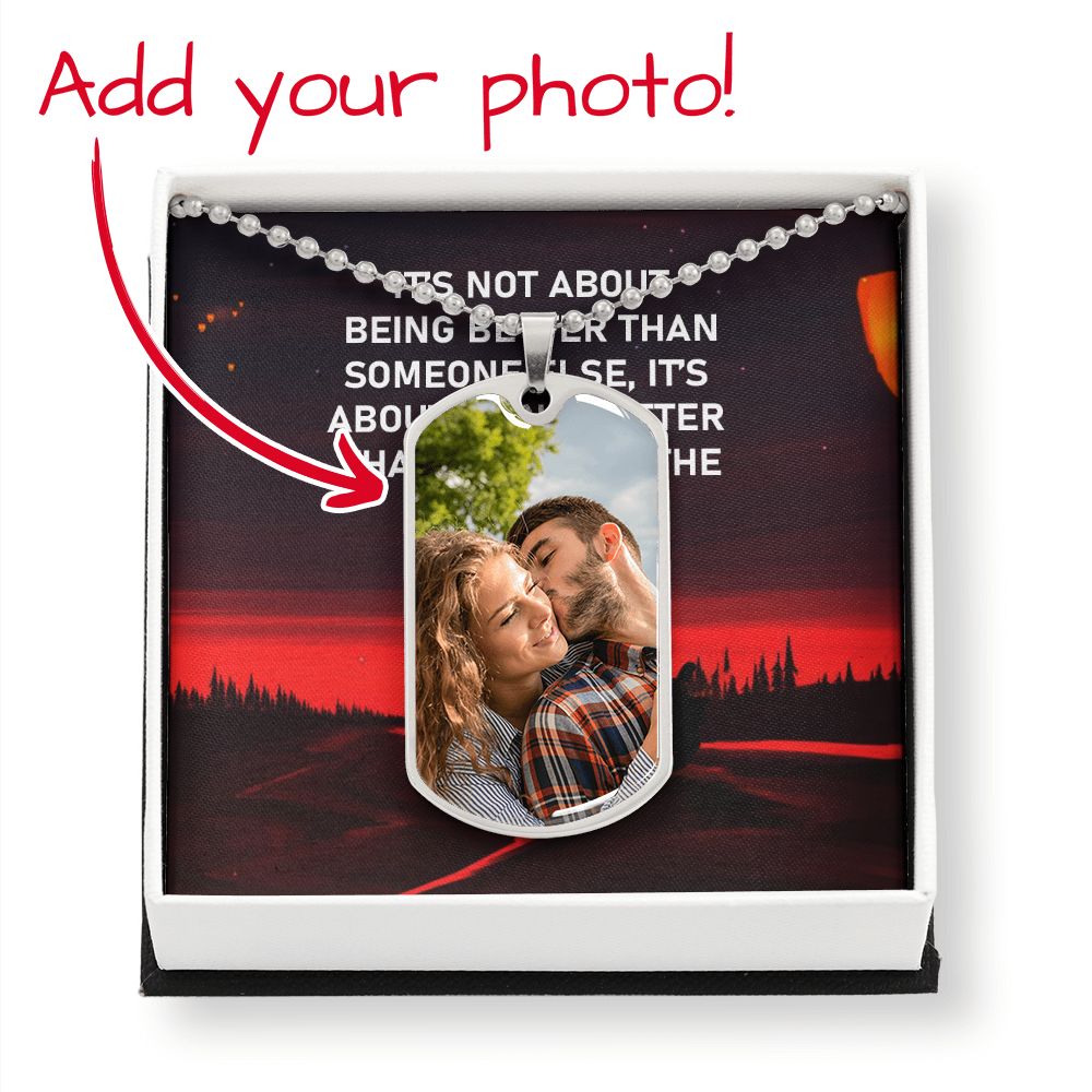 For The Motivation Keychain - Upload Your Photo