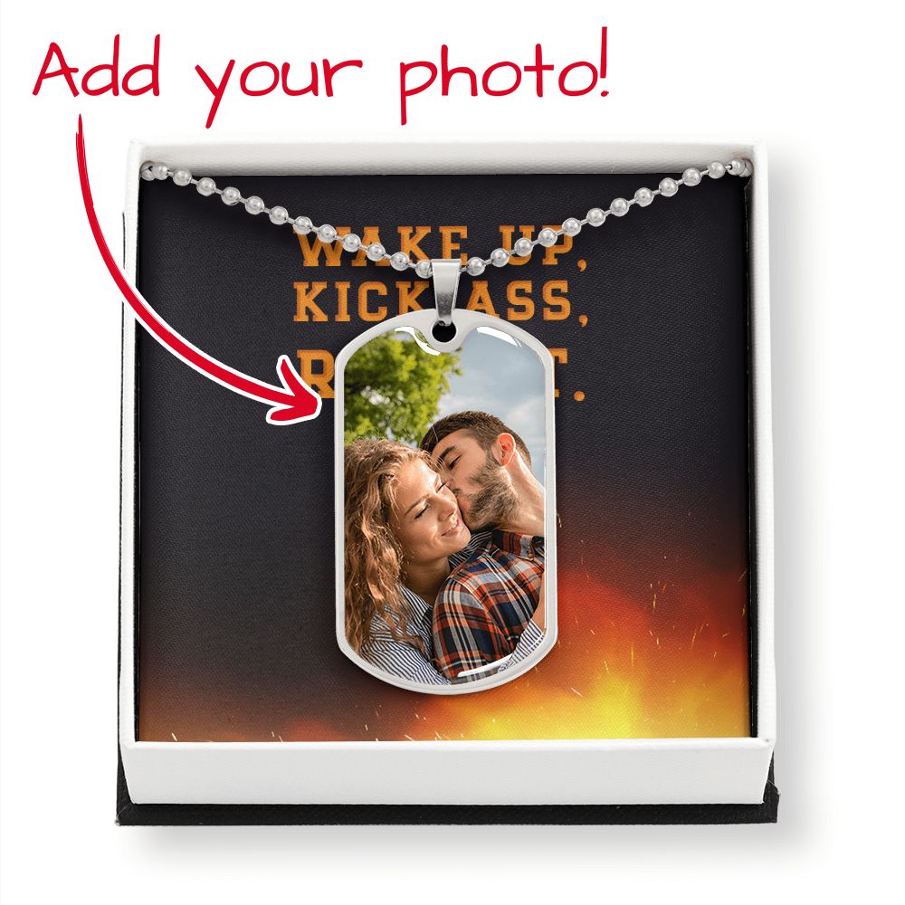For The Motivation Keychain - Upload Your Photo